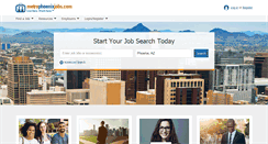 Desktop Screenshot of metrophoenixjobs.com